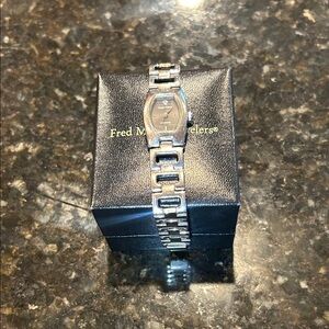 Elegant Silver Bracelet Watch